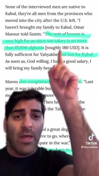 Even the Taliban hate office jobs...