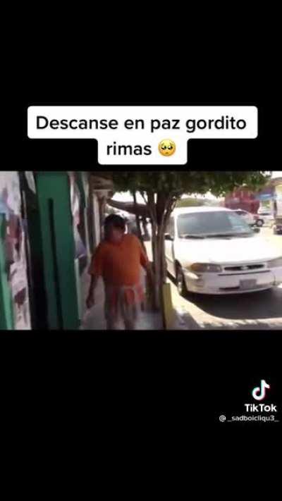 Rip por el gordito rimas
