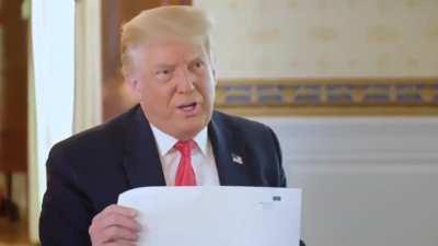 Trump trumps Trump with Facts and not Feelings. Battle of The Donald.