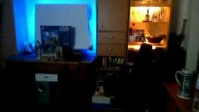 Huebi screams and disappears