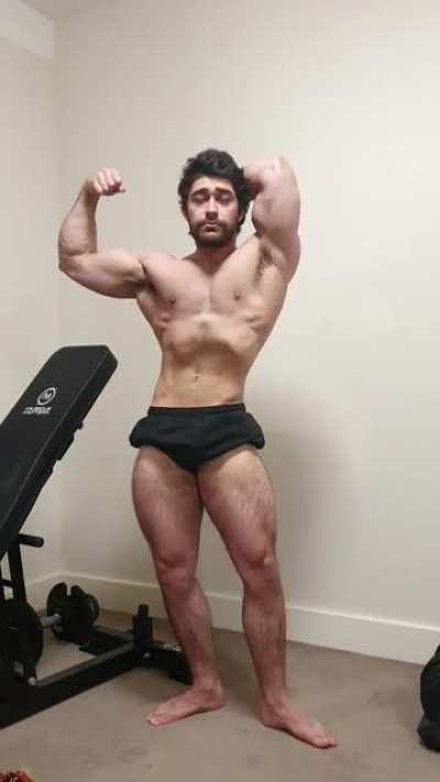 23 yo 5'7 77.5kg 10 Weeks out Classic BB