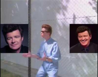 Rick Astley Sings a familiar tune