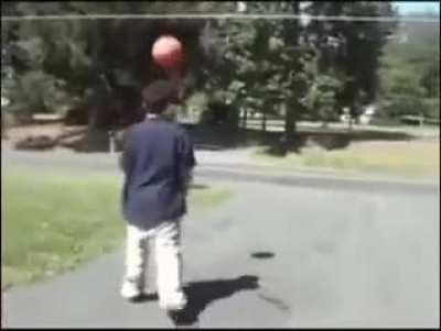 What happens when you over fill a basketball?