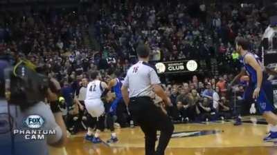 [Highlight] T'Wolves broadcaster Alan Horton mad at ref Ed Malloy