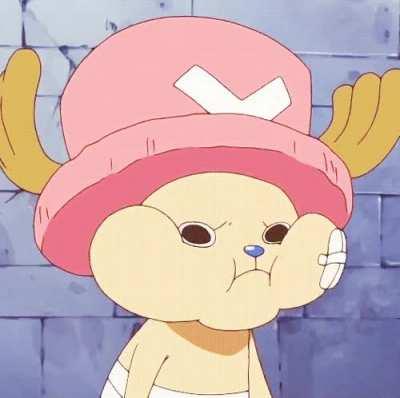 Mildly interesting gif of chopper eating cake, enjoy