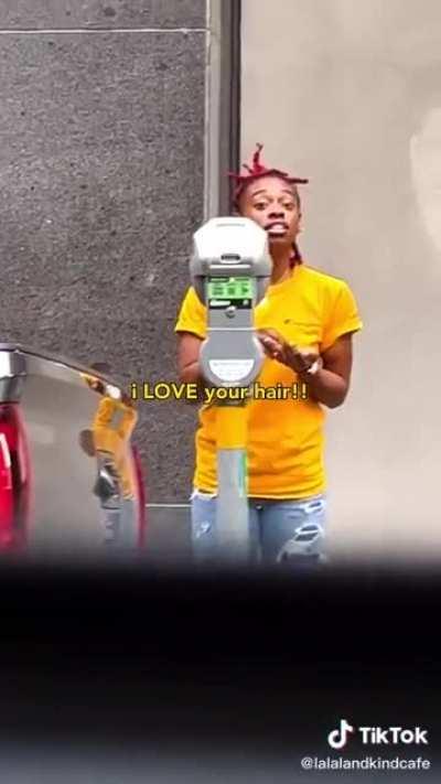 Compliments can make one's day better.