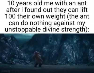 You are strong. But not enough