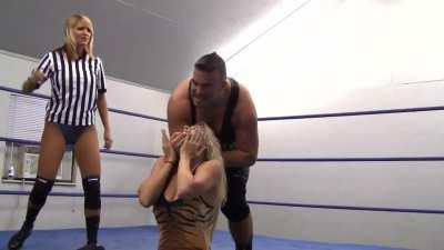 Another intergender beat down…