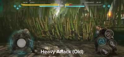 Comparing Marcus's moves before and after the rework.