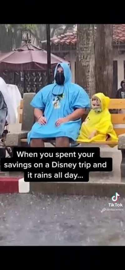 A rainy day at Disney