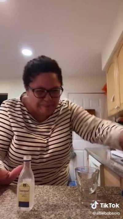 She wasn’t ready for gin