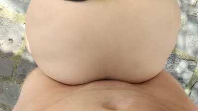 Surprised Daddy at work, he took me into the alleyway behind his work and fucked my brains out...make sure to turn up the volume to hear me moan