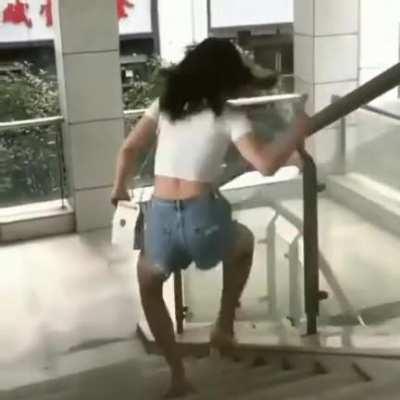 HMC while I go down these stairs