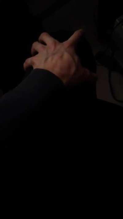 Sit with me and let me feel your thigh