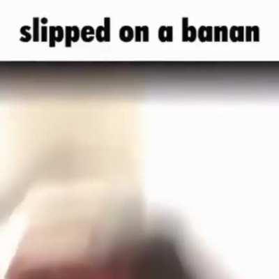 Slipped on banan