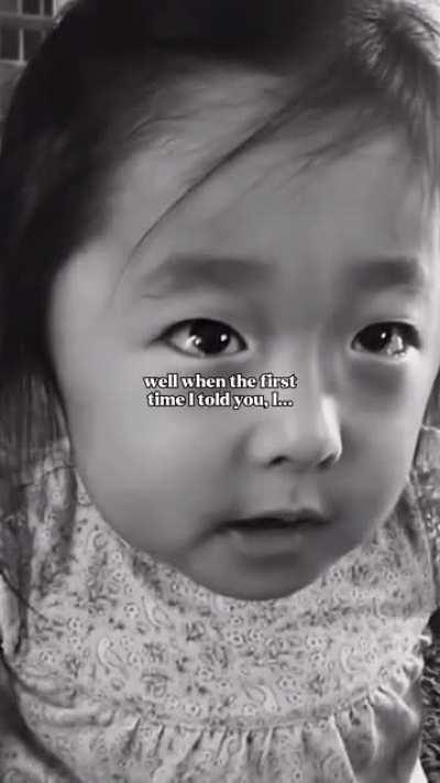 Adopted girl explains her feelings to new mom