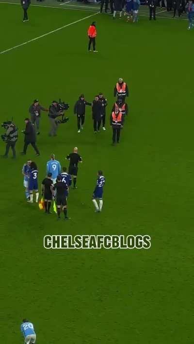 T*ylor gave Poch a yellow card at the end of the match