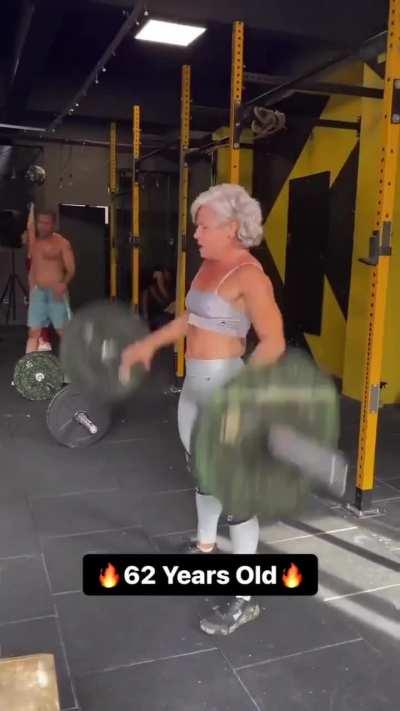 62 and crushing it! Age is just a number when you have dedication and drive.