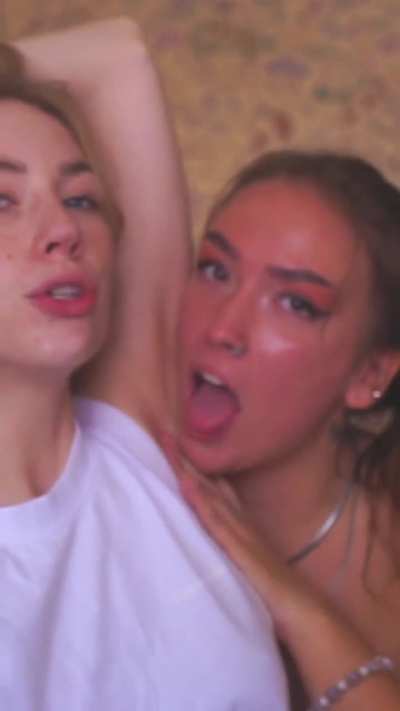 Stella Elle And Alana Reign Lick Each Other Armpits (REEL RATIO) 👅💦
