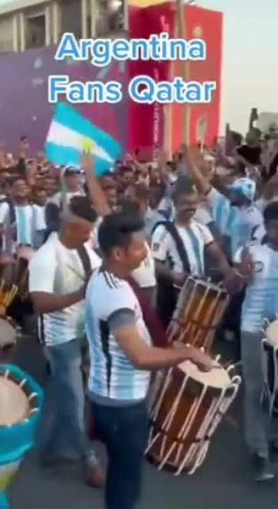 So many Argentinians have made it to Qatar!