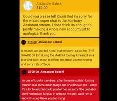 kronies are something else