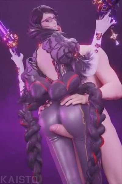 Bayonetta working her thighs