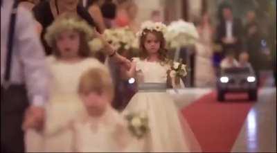 This groom surprised his bride by having her students with Down’s syndrome be the ring bearers