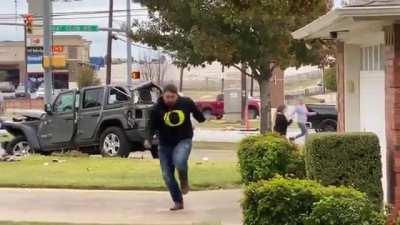 To run away from a drunken vehicular homicide scene.