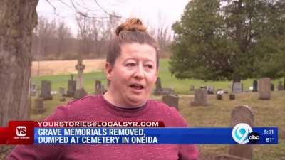 Oneida Community Grieves as St. Patrick's Cemetery's Caretakers Displace Sacred Mementos; Association President double downs on the depravity.