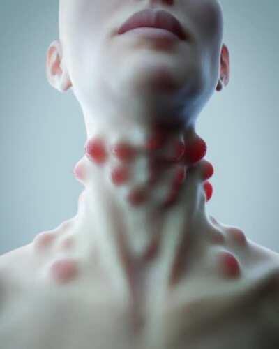 Strawberry Hearts, cloth simulation (watch with sound) [OC]