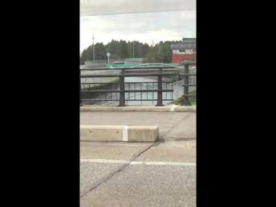 Some footage of Japan's magnitude-7.4 earthquake on January 1, 2024