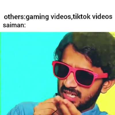 When everyone else is making gaming and tiktok content, Saiman is just busy being saiman