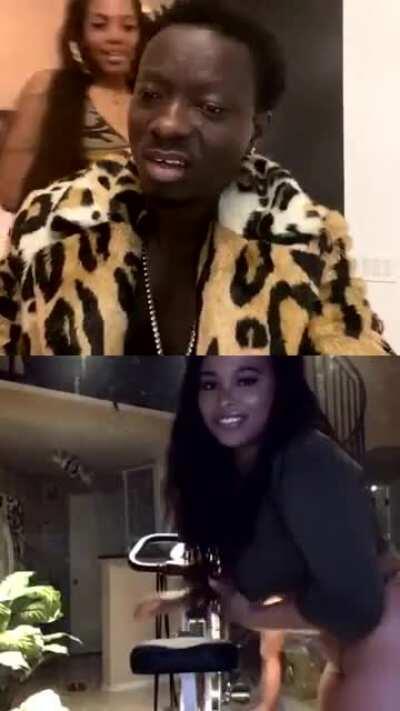 Michael Blackson Instagram Livestream 4/28