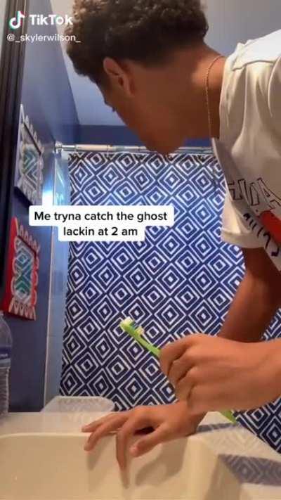 He made the ghost die again 😂