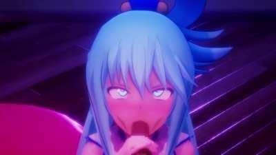Aqua is very good at giving head