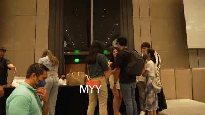 Valkyrae met Vinson (her video editor)