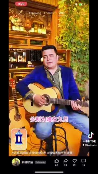 Some popular Uhygur Chinese influencers on WeChat this week