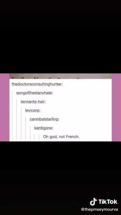 Not the French! 🇫🇷
