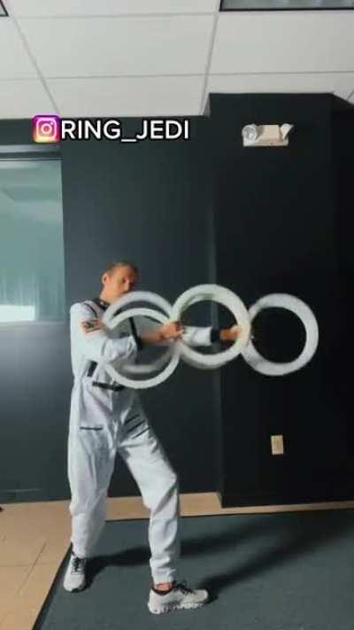 These Rings are floating in the most peculiar way...