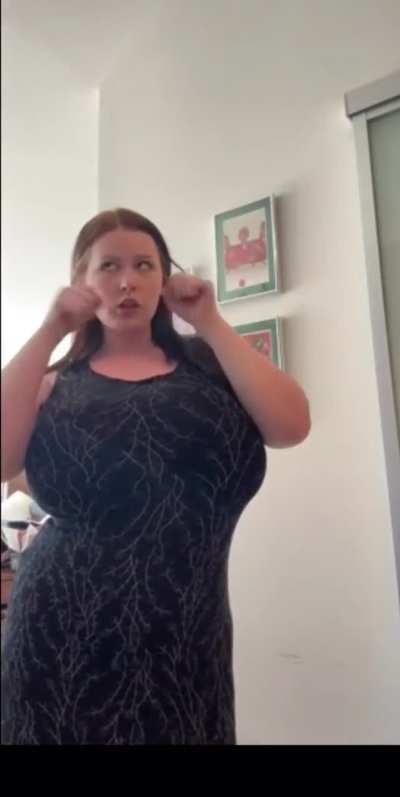 Massive shapely breasts