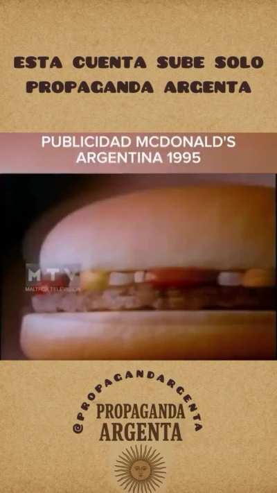 Precio Hamburguesas McDonalds en 1995