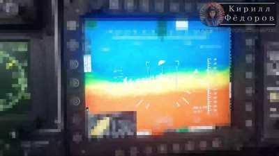 Ru POV, esclusive view from the gunner seat of a Mi-28NM attack helicopter thermal sight