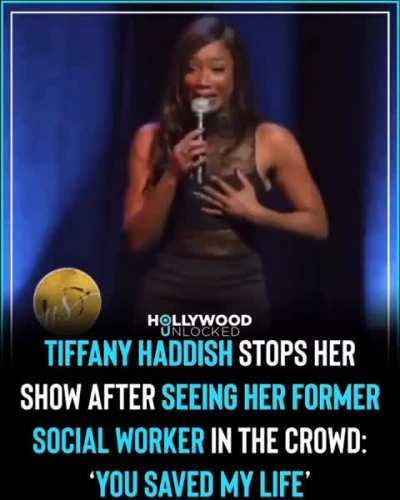 Tiffany Haddish stops her show after seeing her former social worker in the crowd: 