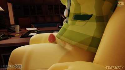 DoggieThigh Tease (FurriesVR) [Animal Crossing] [M/F]