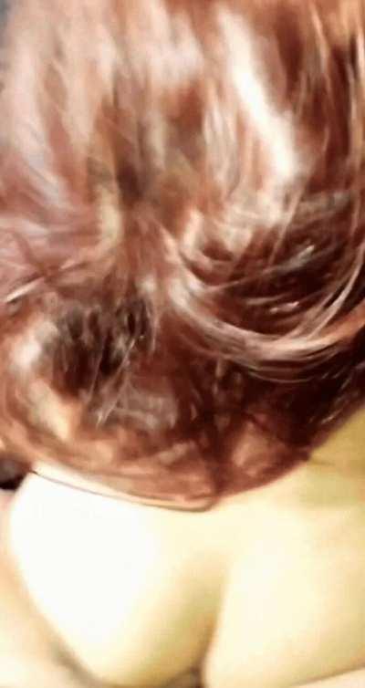 He doesn't last long when I do this