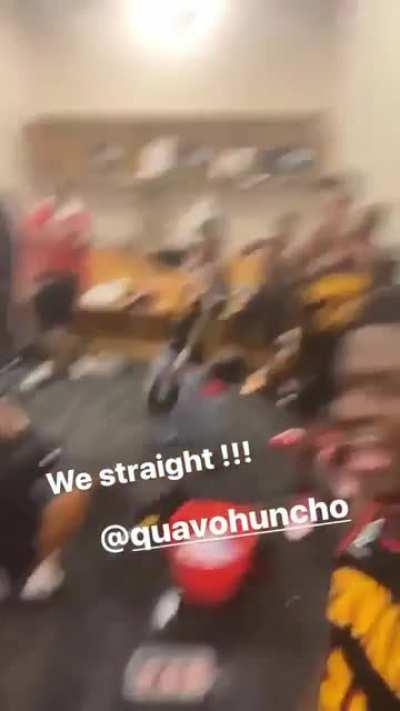 View from the locker room