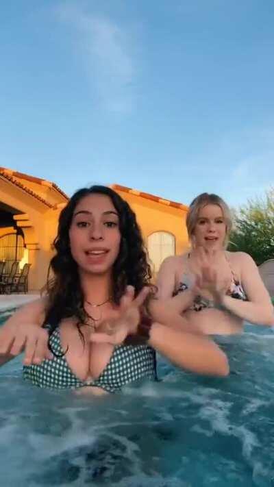 She's got a set for sure