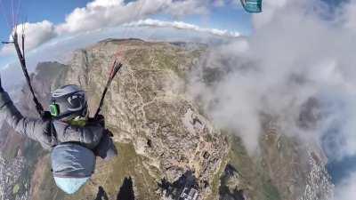 Table Mountain looks surreal