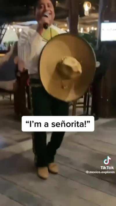 When you don't wear makeup in Mexico