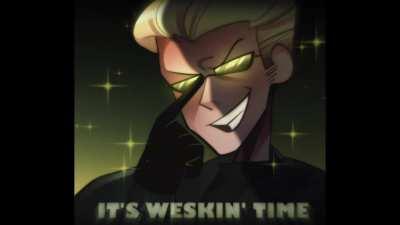 Albert Wesker says “It’s Weskin time” (AI Meme)